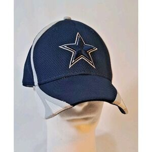 New Era 39THIRTY Dallas Cowboys Hat Navy Blue Grey Stretch Fit Large-XLarge NFL